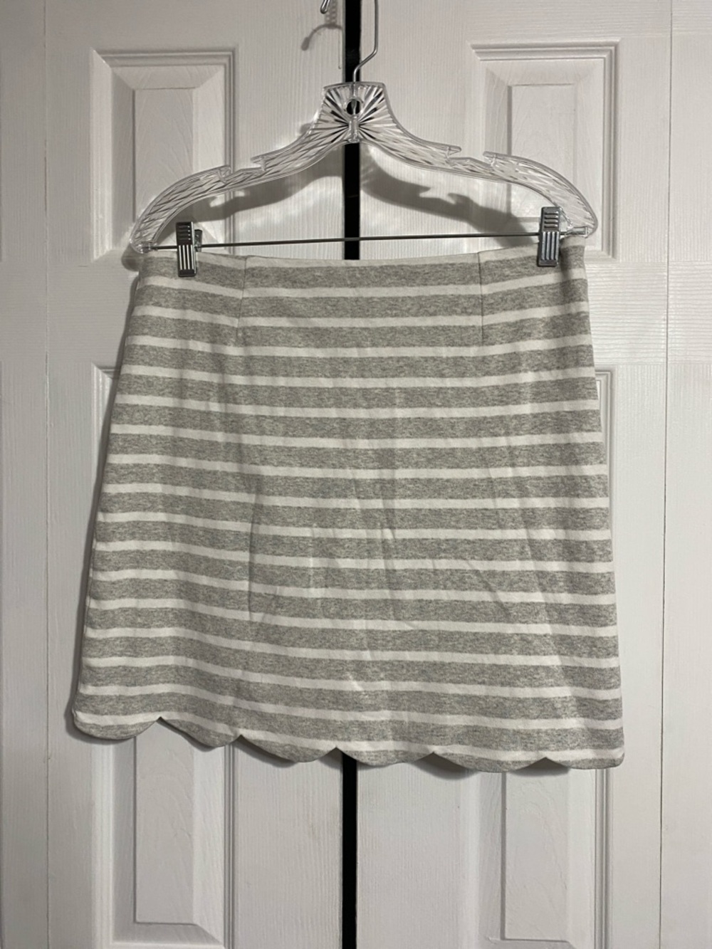 Crescent mini knit cotton skirt size LARGE